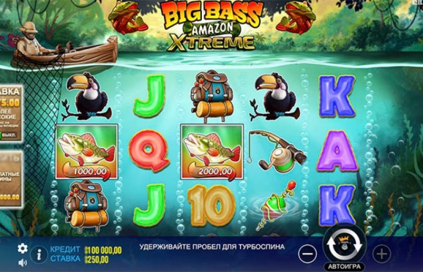 Слот Big Bass Amazon Xtreme