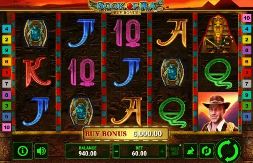Слот Book of Ra Deluxe