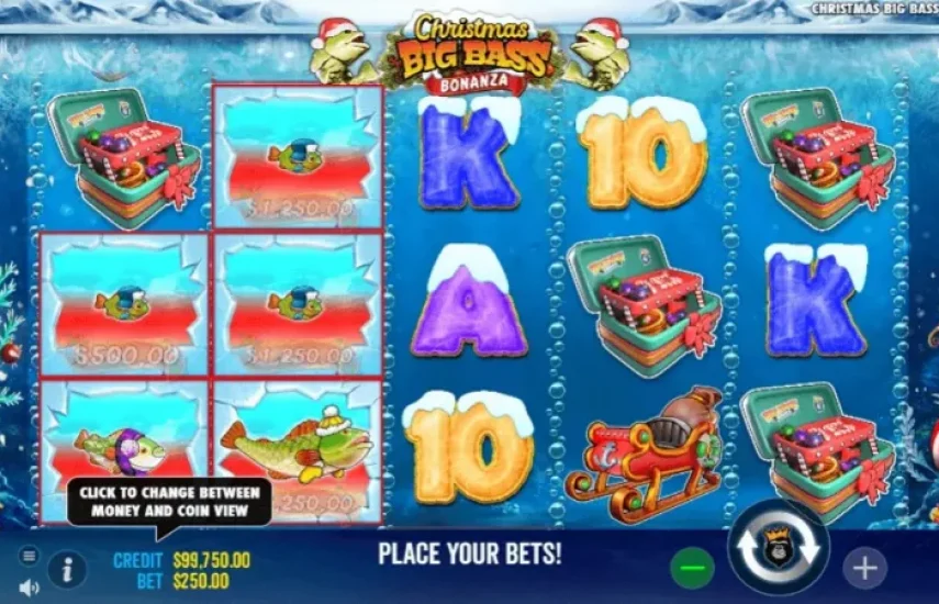 Слот Christmas Big Bass Bonanza