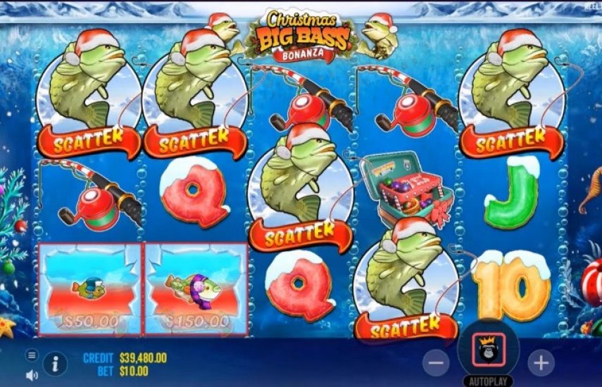 Слот Christmas Big Bass Bonanza