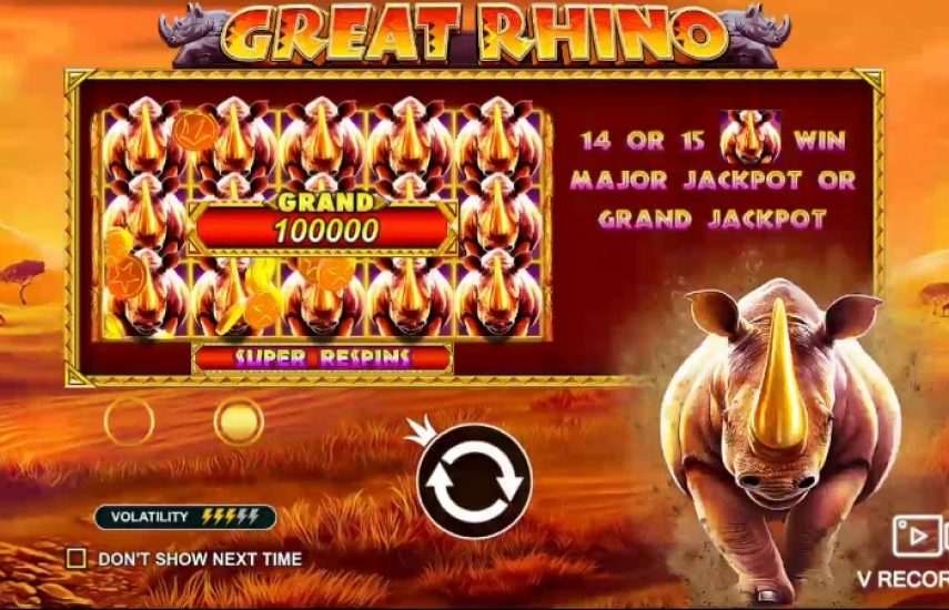 Слот Great Rhino