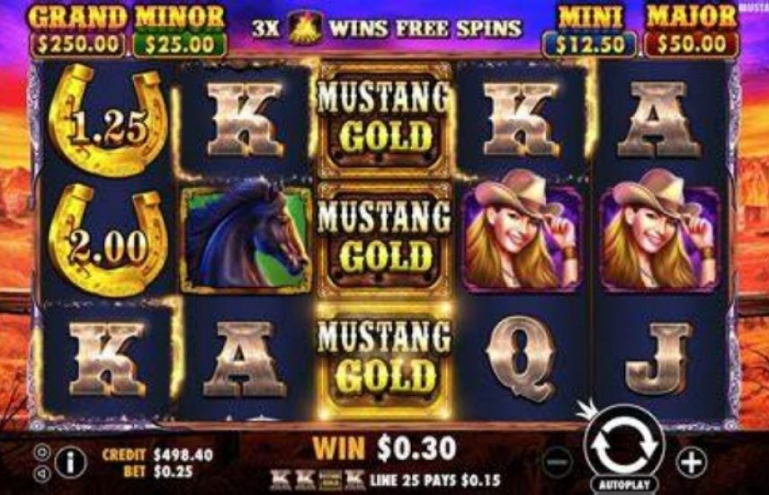 Слот Mustang Gold